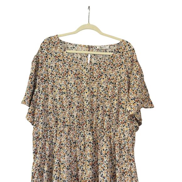 Nemidor Floral Tiered Cottagecore Dress Women’s 5XL Prairie Whimsical Church - Picture 3 of 11